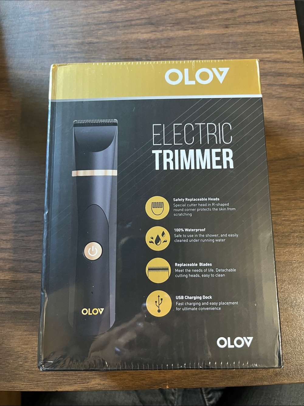 Electric Trimmer — Black and Gold